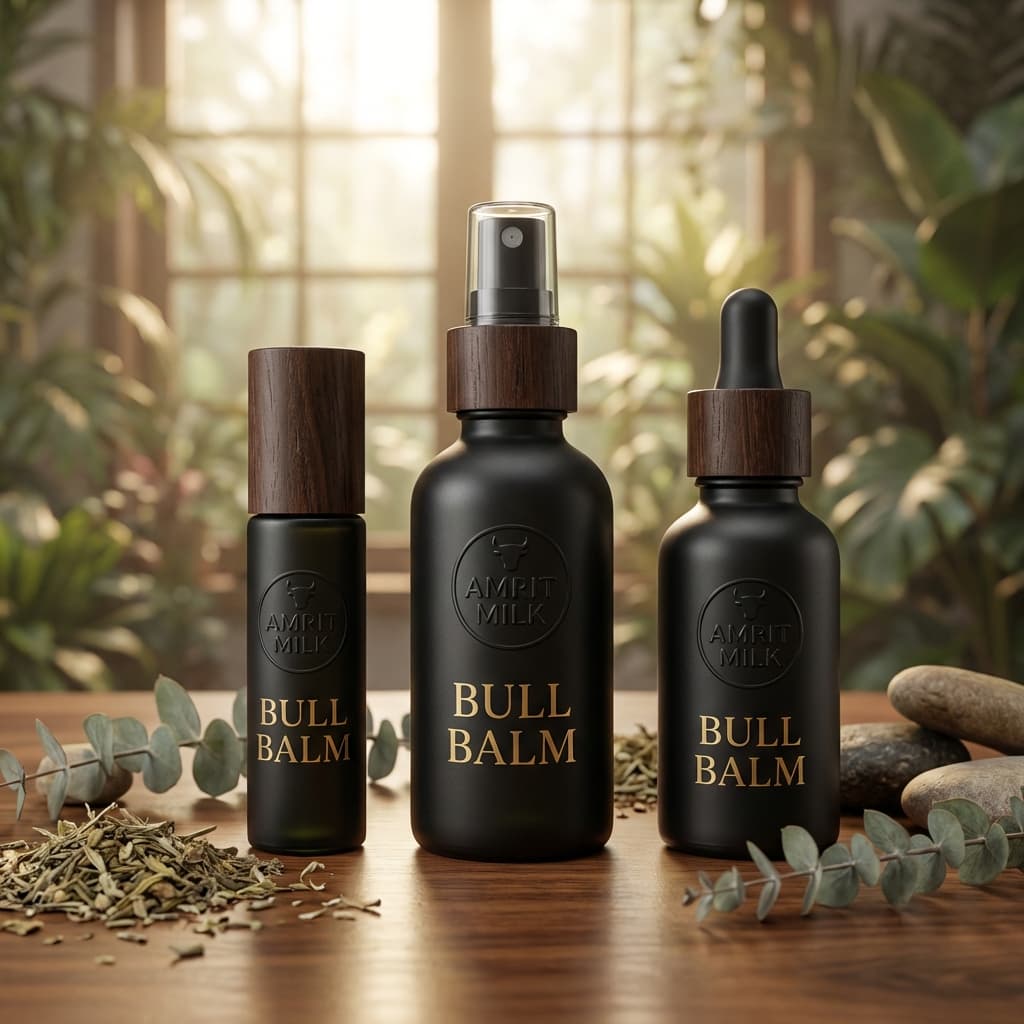 Amrit Organic Bull Balm Roll-On (10ml)